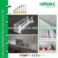 clear plastic shelf divider and pusher